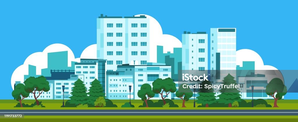 Ilustración de Dibujos Animados Panorama Ciudad Paisaje De Parque Con Calle Urbana Y Casas Paisaje Urbano Con Horizonte De Edificios De Oficinas Paisaje De La Ciudad Vectorial y más Vectores Libres de Ilustración de Dibujos Animados Panorama Ciudad Paisaje De Parque Con Calle Urbana Y Casas Paisaje Urbano Con Horizonte De Edificios De Oficinas Paisaje De La Ciudad Vectorial y más Vectores Libres de