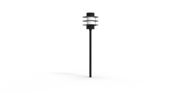 istock Outdoor Street Lamp on White 3D Rendering 1191737815