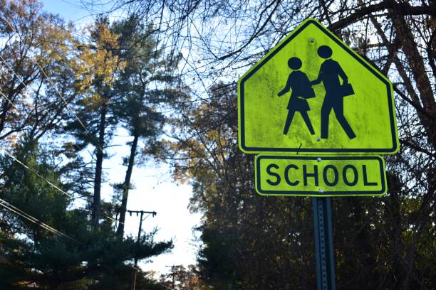 istock A school pedestrian crossing sign 1191738064