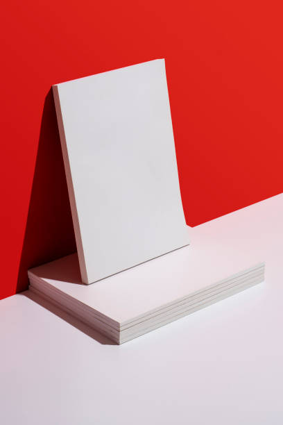 istock White blank cover magazines over red and white background 1191742025