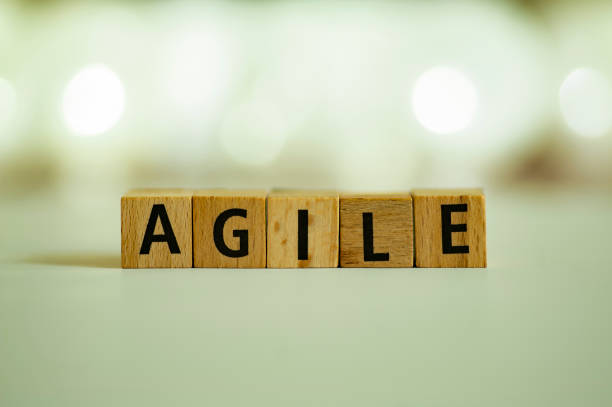 istock Agile metodologhy concept with letters 1191746467
