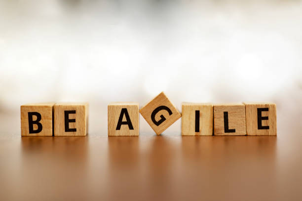 istock Agile metodologhy concept with letters 1191746474