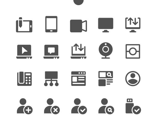 4 Communication v2 UI Pixel Perfect Well-crafted Vector Solid Icons 48x48 Ready for 24x24 Grid for Web Graphics and Apps. Simple Minimal Pictogram 4 Communication v2 UI Pixel Perfect Well-crafted Vector Solid Icons 48x48 Ready for 24x24 Grid for Web Graphics and Apps. Simple Minimal Pictogram mac plus stock illustrations