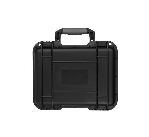 istock black plastic case for gun isolated on white background 1191753220
