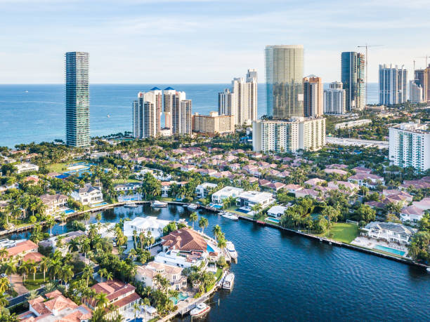 istock Flight over the Atlantic Coast of South Florida 1191754110
