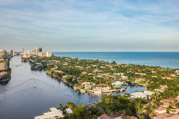 istock Flight over the Atlantic Coast of South Florida 1191754156
