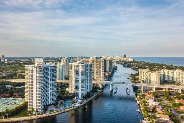 istock Flight over the Atlantic Coast of South Florida 1191754337