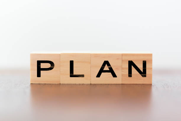 istock Plan word wriiten on wooden cubes 1191765431