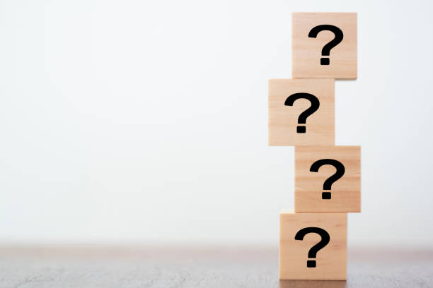 istock Questions Mark on wooden cubes 1191765469