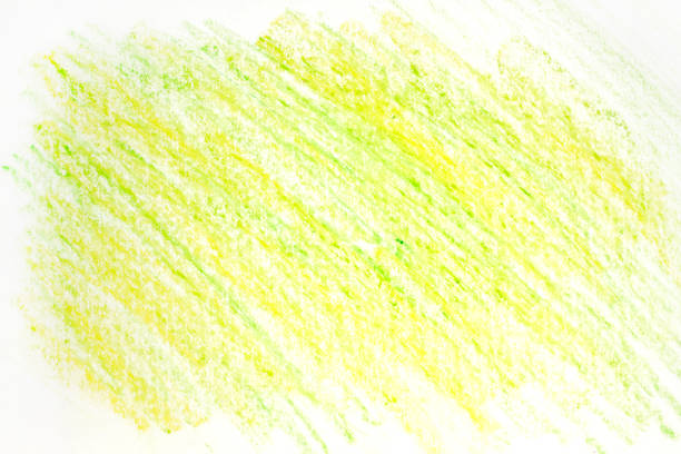 green crayon texture background