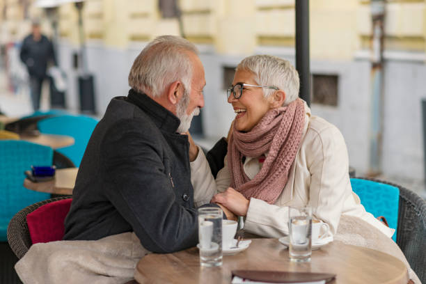 istock Mature Couple Afternoon Tea Drinking Relax Concept 1191768707