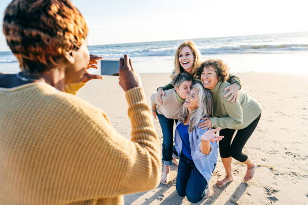 istock Active seniors having fun in front of the camera 1191768977