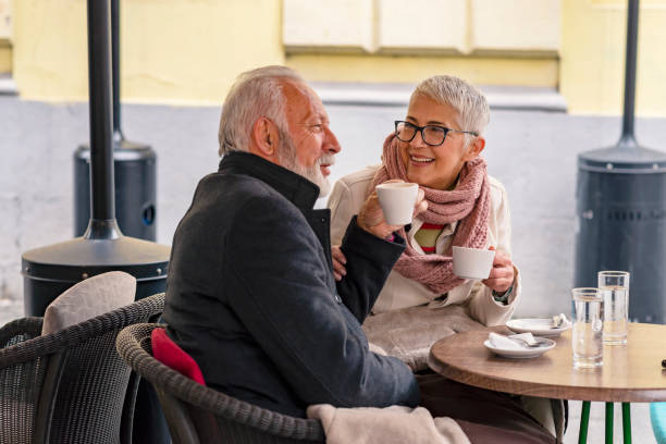 istock Mature Couple Afternoon Coffee Drinking Relax Concept 1191769868