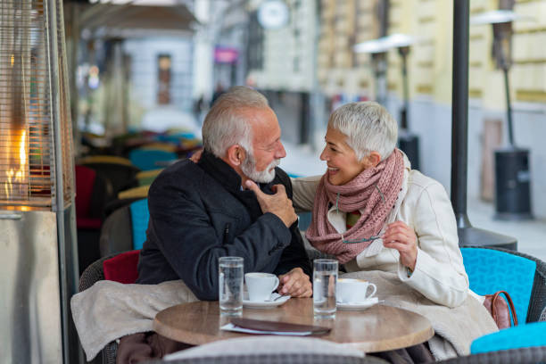 istock Mature Couple Afternoon Tea Drinking Relax Concept 1191770786