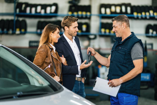 istock Here is your car key, drive safe! 1191779824