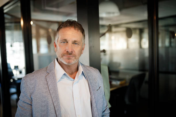istock Serious businessman in moddern office 1191790465