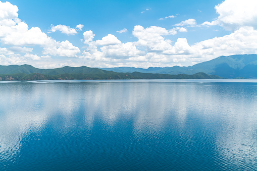 Beautiful Lugu Lake in China