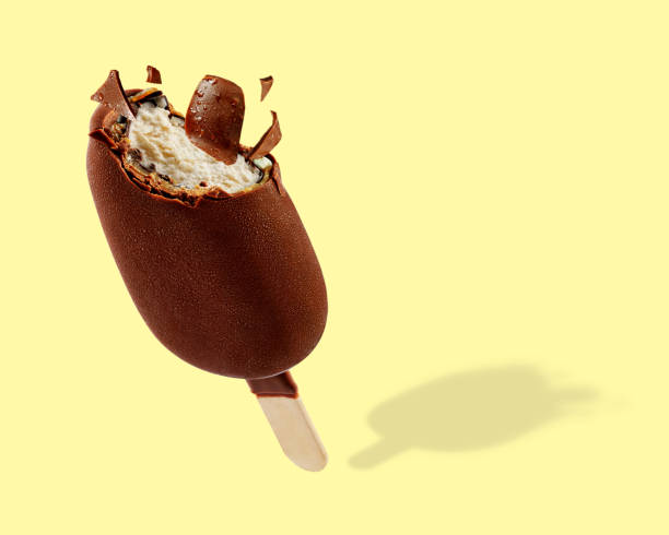 istock Vanilla ice cream popsicle with chocolatey coating 1191800582