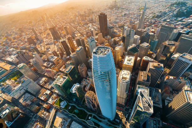 istock Downtown San Francisco aerial view 1191801303