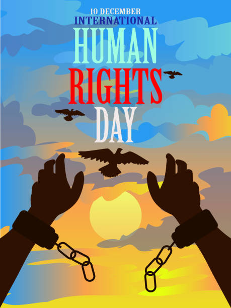 10 December International Human rights day illustration 10 December International Human rights day illustration Human Rights Day stock illustrations