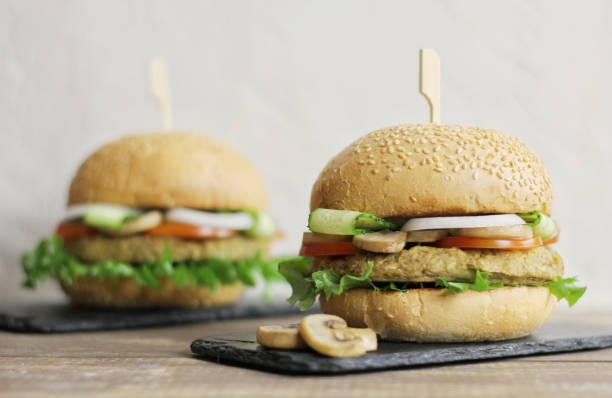 istock Mushroom burgers 1191810827