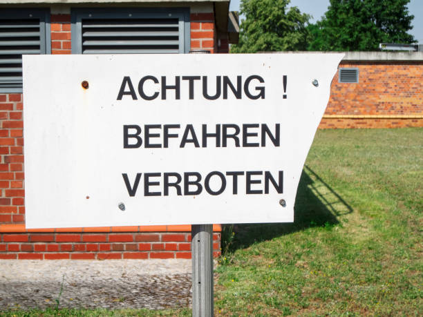 istock Attention traffic prohibited sign 1191816114