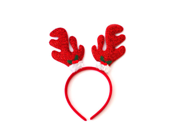 istock Christmas headband reindeer horn 1191816196