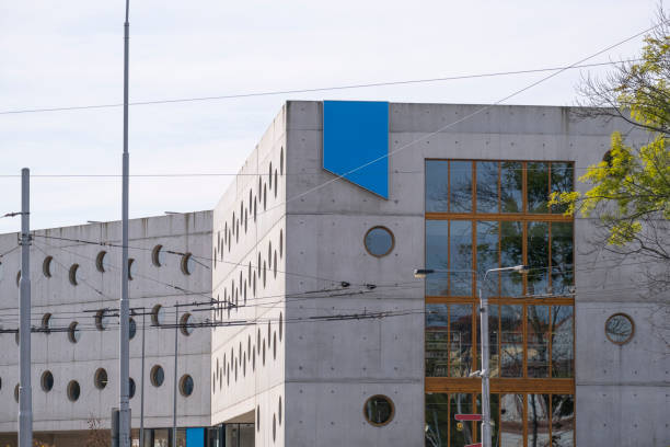istock Modern public library building in the city center 1191822494