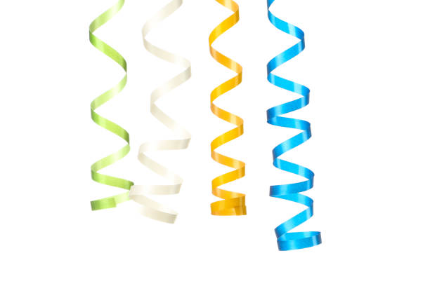 istock Colorful ribbons isolated on white background 1191826797