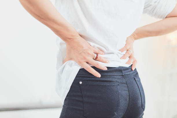 istock Hip, back and spinal problems in adult ages. 1191827156