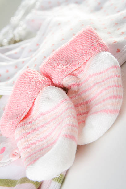 istock Baby girl's socks 119182918