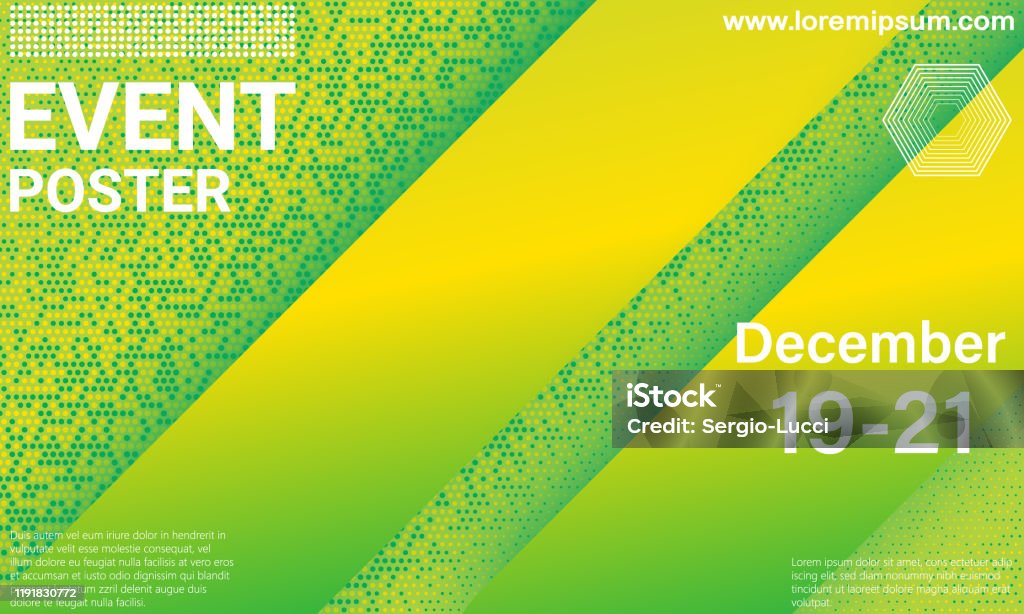 Event Poster Element Vector Event Poster Color Elementsvector Illustration Stock Illustration ...