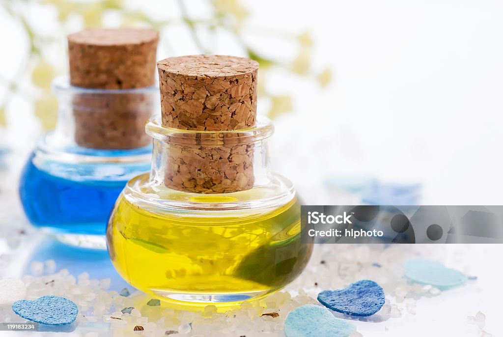 Olio per massaggio - Foto stock royalty-free di Aromaterapia