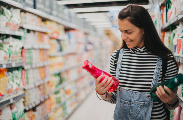 istock Woman searches supermarket 1191833197