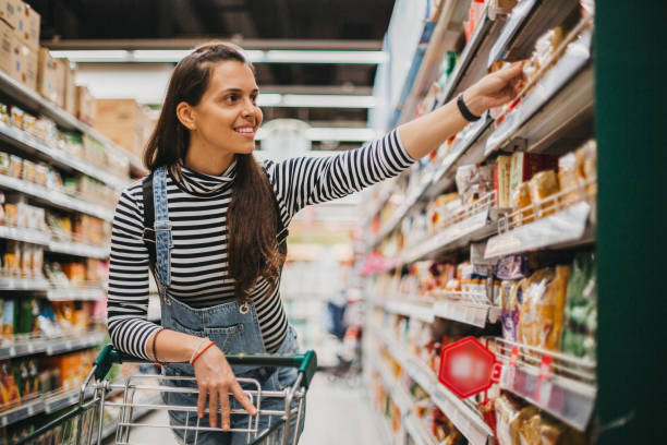 istock Woman enjoys shopping 1191833362