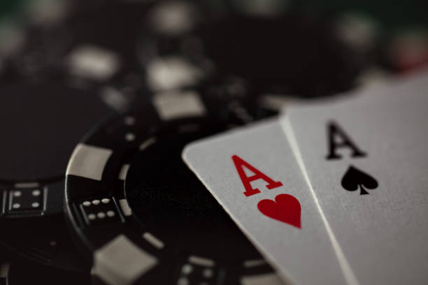 Playing cards, Casino stock photo