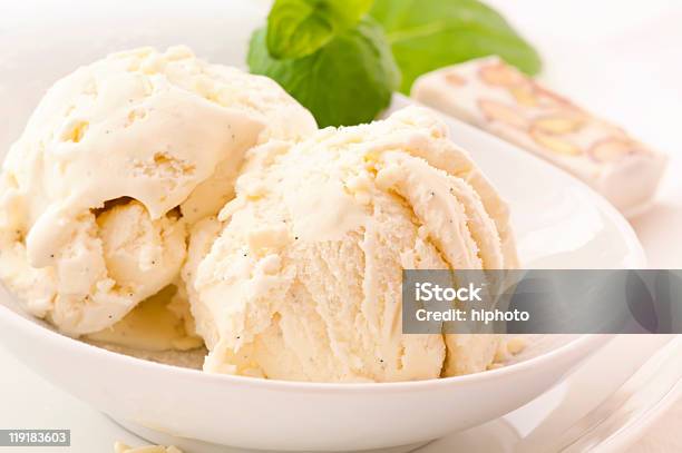 Vanilla Ice Stock Photo - Download Image Now - Ice Cream, Ice, Turrón