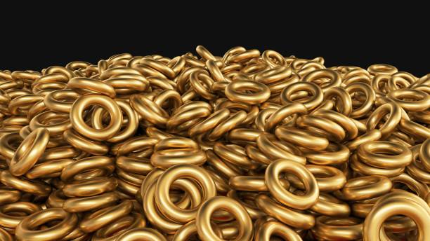 anéis dourados - gold jewelry scrap metal buying - fotografias e filmes do acervo