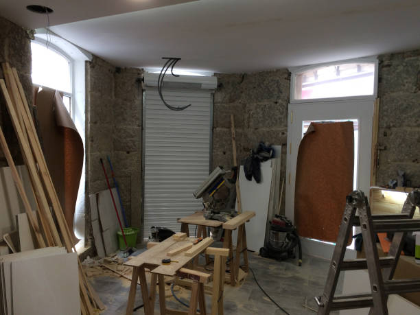 istock Interior restoration in progress. Home design improvement 1191838865