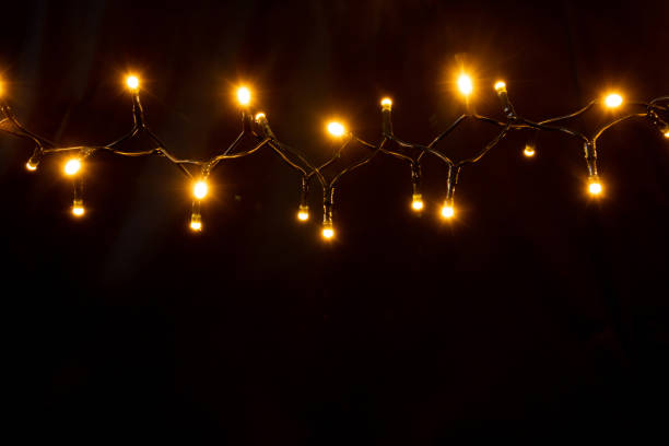istock Christmas background with lights and free text space. 1191839874