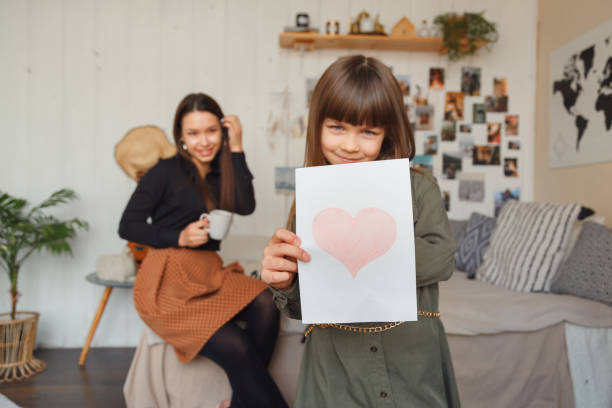 istock Daughter prepared card made for mother's day 1191839879