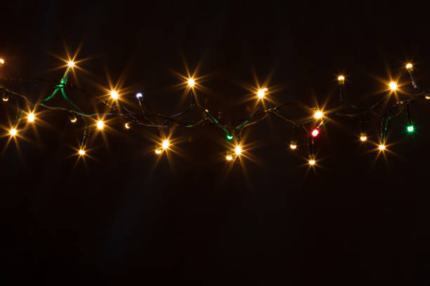 istock Christmas background with lights and free text space. 1191840029