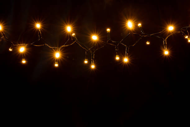 istock Christmas background with lights and free text space. 1191840044