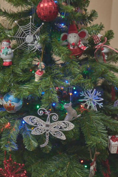 istock Chistmas tree ornaments decoration closeup 1191846007