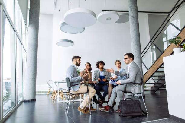 istock Multi-ethnic business meeting for new start up 1191848136