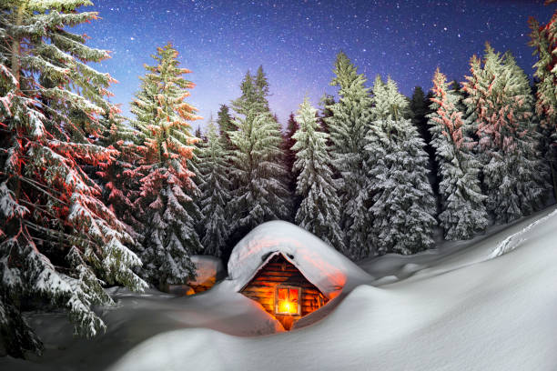 istock fairy-tale snow-covered house in the mountains 1191851903