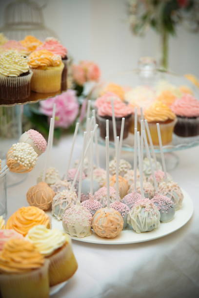 istock wedding background: sweet cupcakes on the table 1191852428