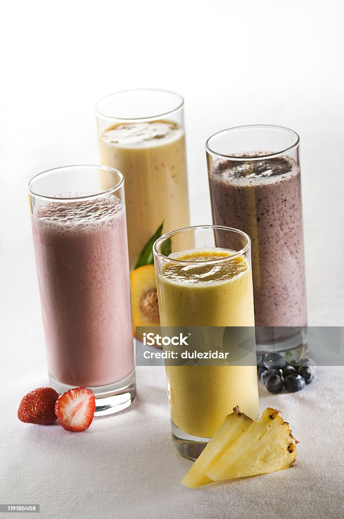 Smoothies  Blueberry Stock Photo