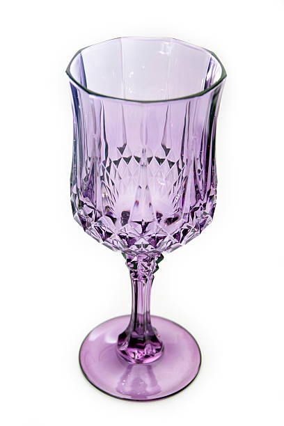 istock Purple crystal Wine Glass 119185610