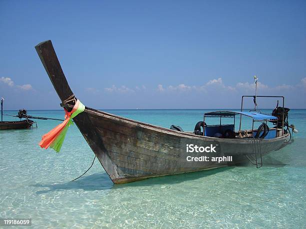 Thai Long Boat Stock Photo - Download Image Now - Beach, Color Image, East Asia